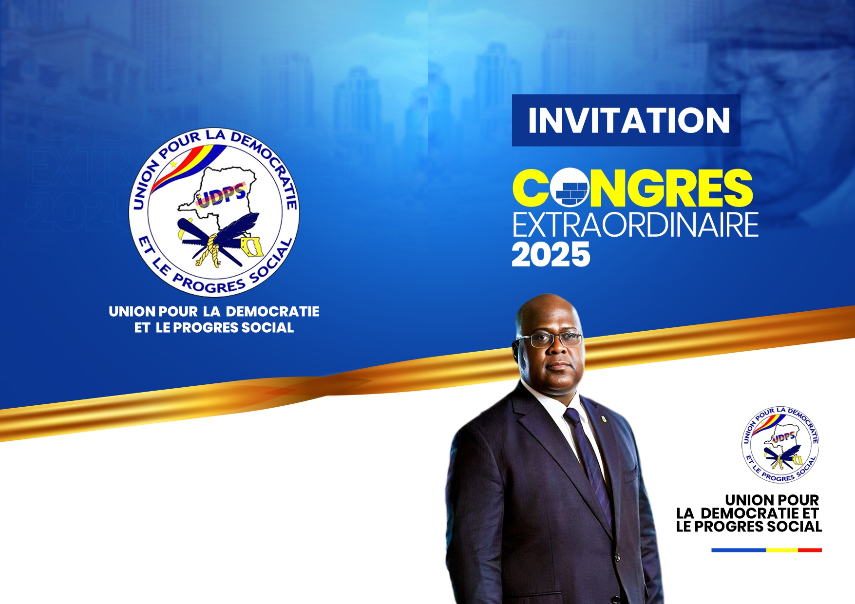 Congrès Extraordinaire UDPS 2025